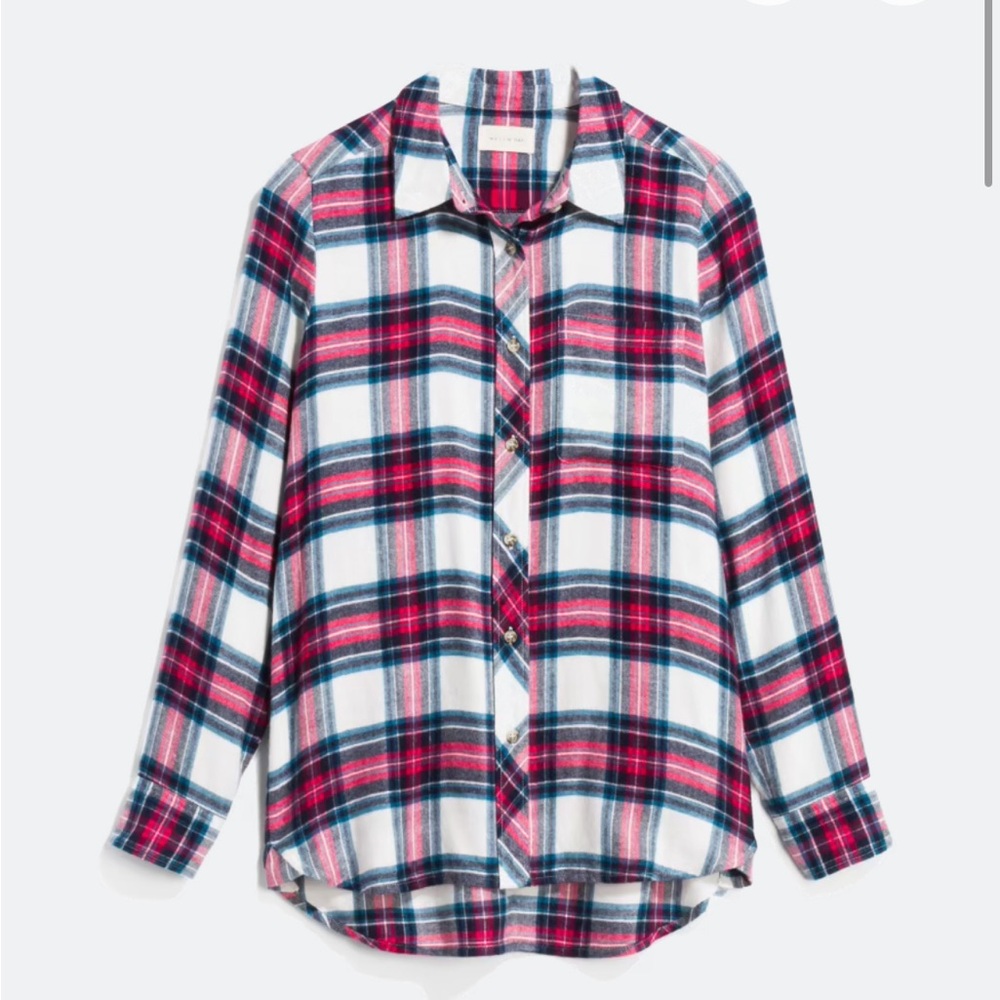 Super Soft Plaid Button Down